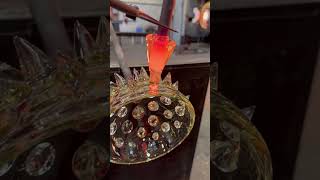 Monster Candy Dish. Glass Cutting TV. #glassblowing