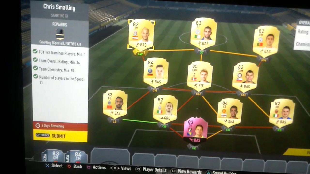 SBC Smalling 87 rating!!!