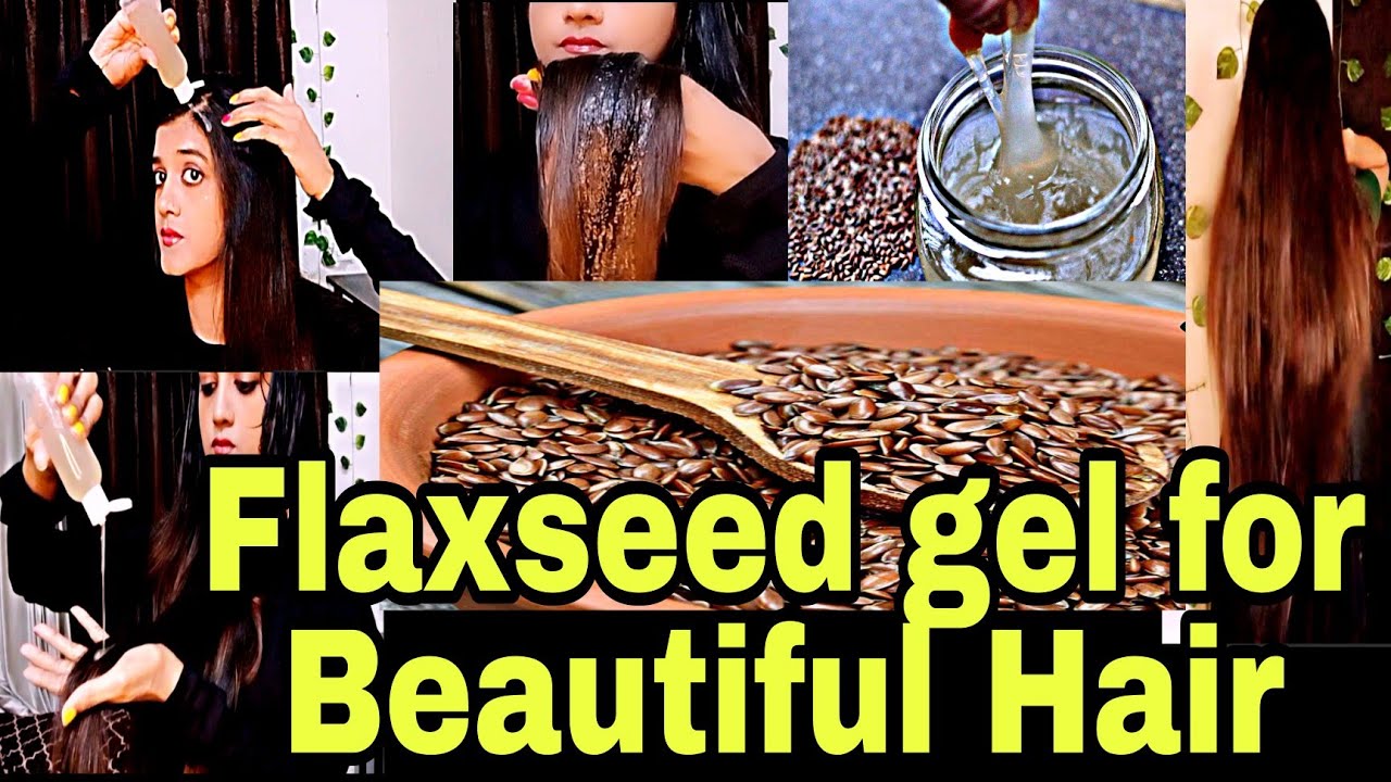 DIY FLAXSEED GEL For Hair Growth & Shiny Soft Hair (MUST TRY) FLAXSEED hair flaxseed 