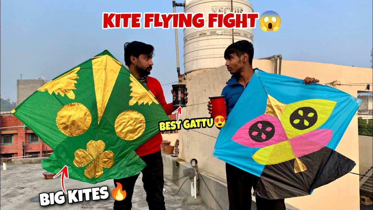 Kite fighting 2023 😍Best manjha kite flying Unboxing Mono kite