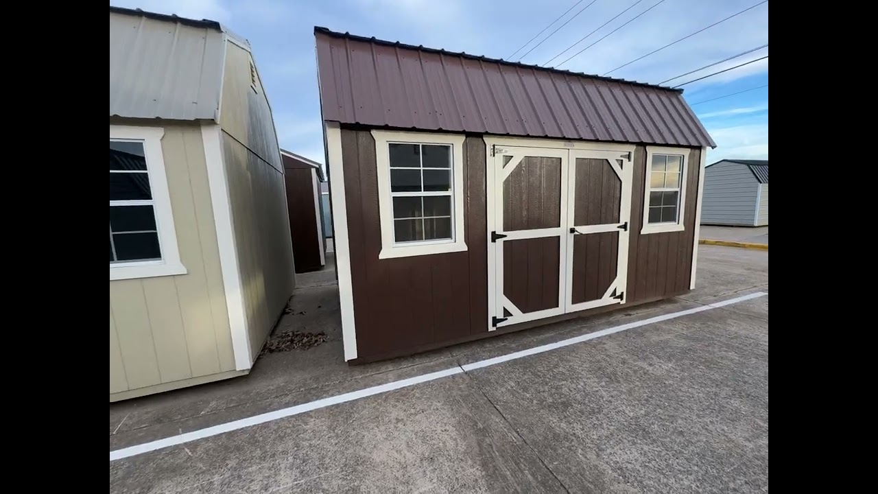 10x16 side lofted barn shed (Lawton, OK) 
