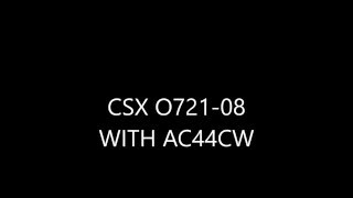 CSX O721-08 WITH AC44CW ON POINT