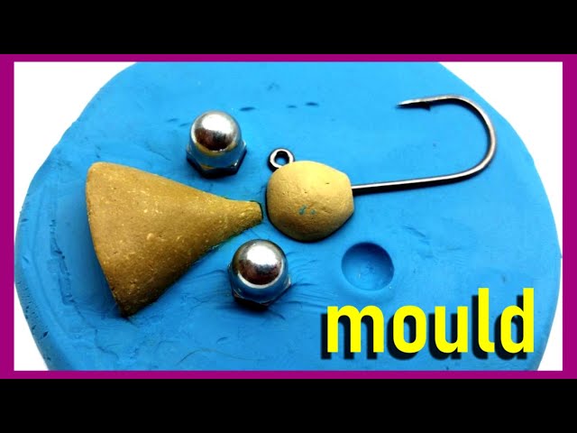 Home-made Jig Hooks - Making a Silicone Mould for casting lead