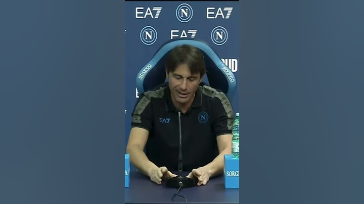 Gaffe di Conte in conferenza stampa sono Bianco-Nero #antonioconte #napolicalcio #napoli #perte