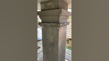 Đắp chỉ đấu cột đẹp và chuẩn từng cm#shorts