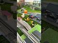 駅裏で羊駝とフォークリフトのクロワッサン争奪戦！| Alpaca & Forklift Croissant Battle Behind the Station #鉄道模型 #nゲージ#railway