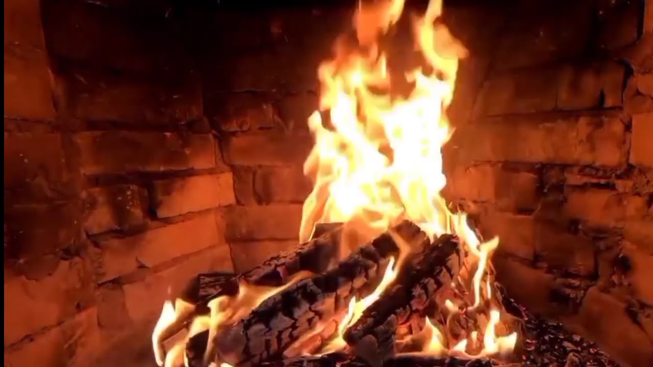 1 Hour Cozy Fireplace 🔥 Relaxing Fire Sounds for Sleep, Study & Relax (No Talking)