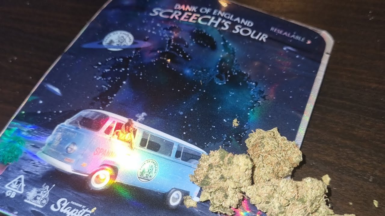 Dank of England bcn Screech Sour weed review rsosos