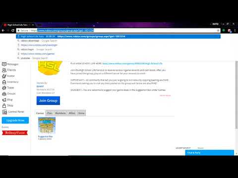 How To Get A Group S Id Roblox Youtube - how to get a group s id roblox