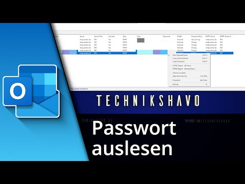 Outlook Passwort auslesen ✅ Tutorial [Deutsch/HD]