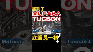 抓到了!Mufasa底盤跟Tucson長一樣?!#shorts