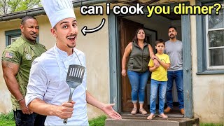 Asking Strangers To Cook Them Dinner In Their Home