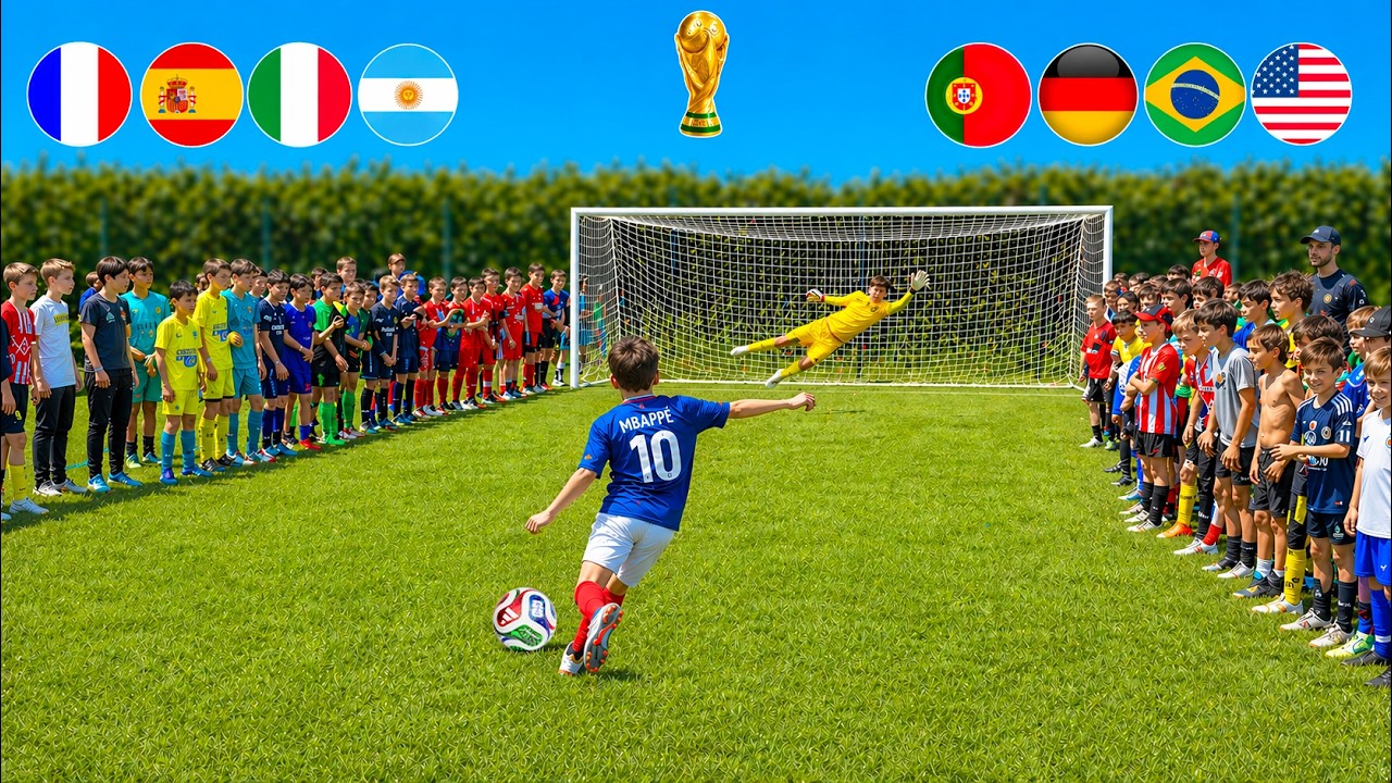 La COUPE DU MONDE des ENFANTS aux PENALTY !