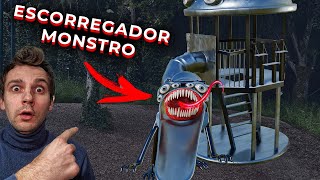 O novo Escorregador Monstro SCP na vida real (Extra Slide)