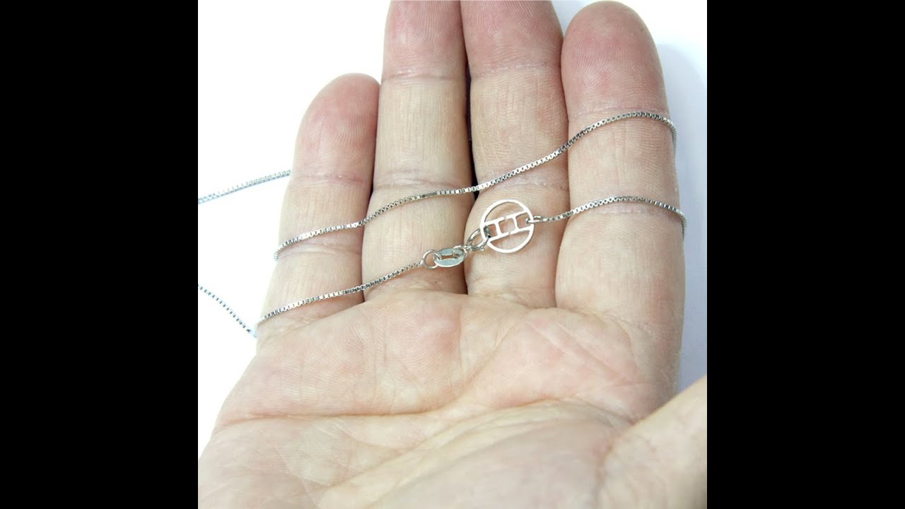 0.8mm Sterling Silver 925  box chain;ID:GSXL.00058.0