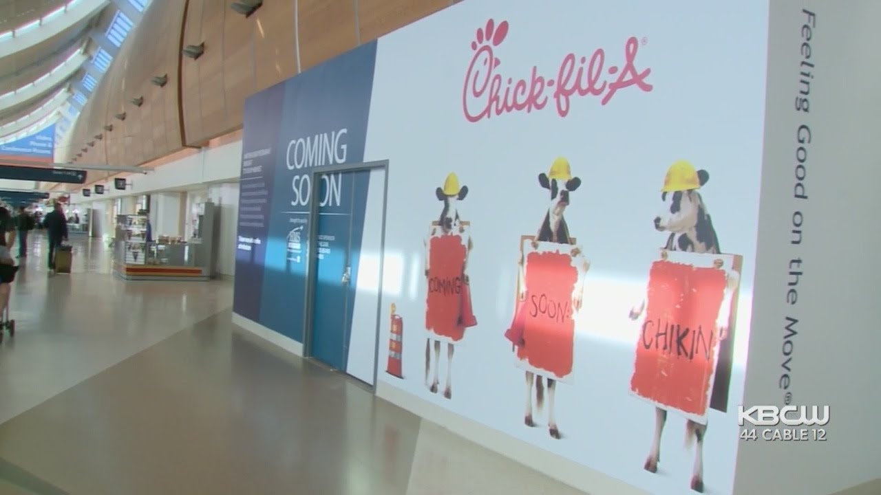 San Jose LBGTQ Community Protests Chick-Fil-A In Mineta International Airport - YouTube