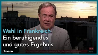Armin Laschet zur Wahl in Frankreich am 07.07.24 Armin Laschet zur Wahl in Frankreich am 07.07.24 thumbnail