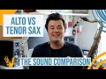 Alto vs Tenor Saxophone: The Sound Comparison!