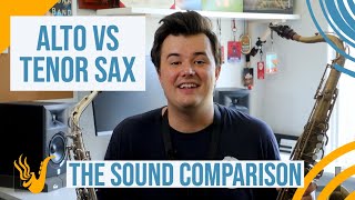 Alto vs Tenor Saxophone: The Sound Comparison!