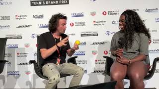 Sachia Vickery interview after Stuttgart win over Aliaksandra Sasnovich