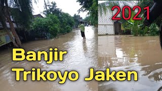 Trikoyo Jaken dikepung banjir, cuaca extrem, hujan lebat