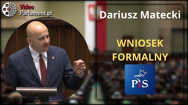 Dariusz Matecki OSTRO do Romana Giertycha