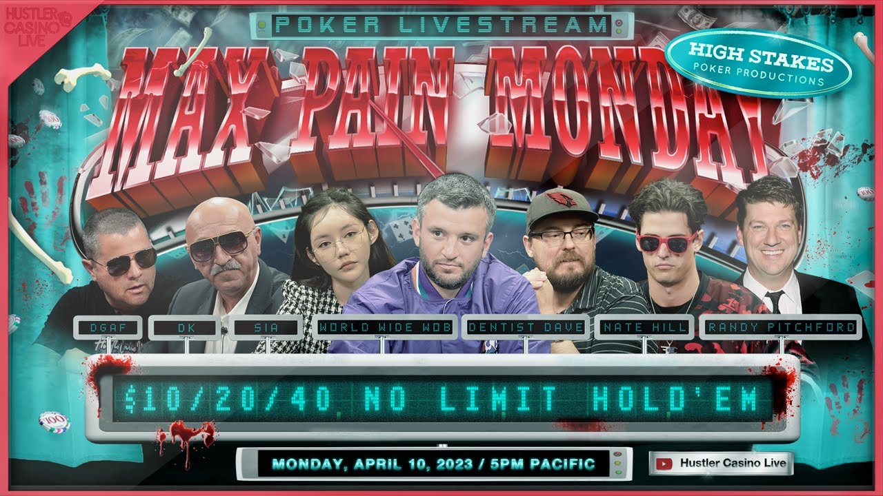 MAX PAIN MONDAY!! World Wide Wob, Randy Pitchford, Nate Hill, DGAF, DK