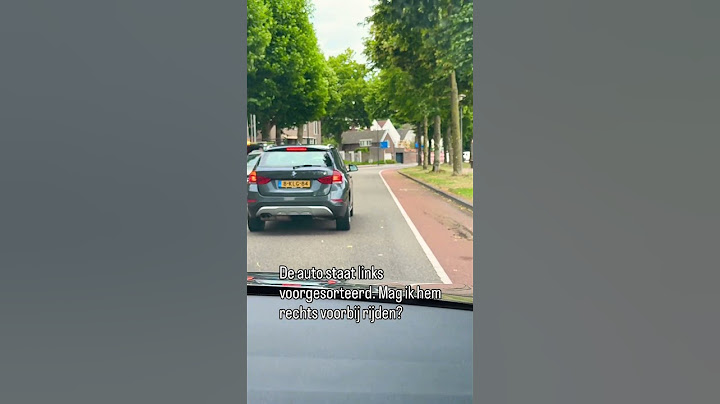 Can I pass the car on the right because it is pre-sorted on the left?
