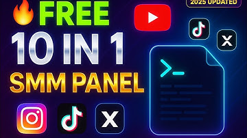 🔥 Free 10 in 1 SMM Panel Script | Full Source Code 2025 | Auto Update + Reseller Panel
