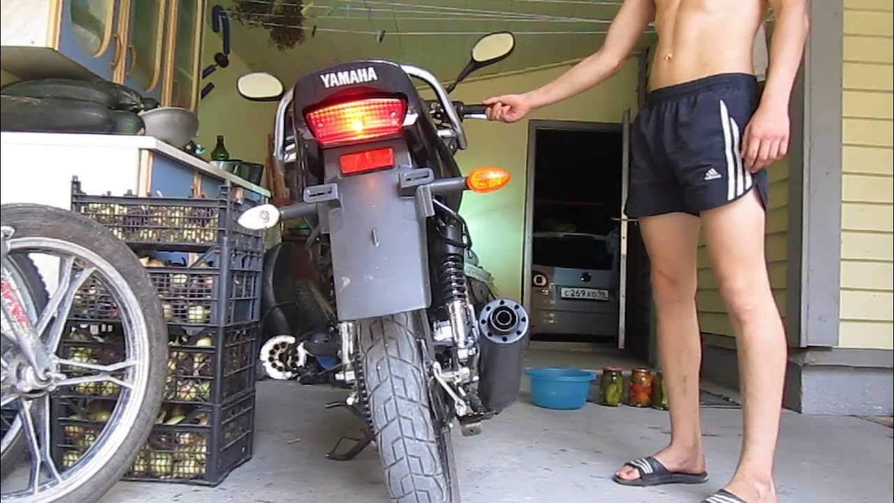 Прямоток на Yamaha YBR 125