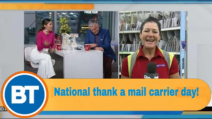 Today is national thank a mail carrier day!