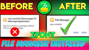 Zfont File menegar Problem || Zfont file manager not working || Zfont 3 not working
