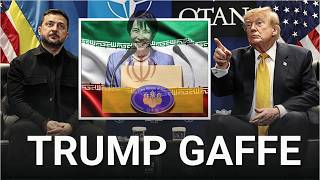 Zelensky's priceless reaction to bizarre Trump gaffe at NATO summit
