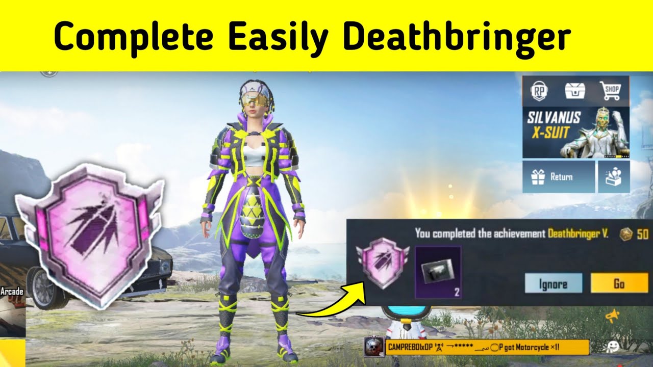 Complete Easily Deathbringer Achievement In Bgmi / Pubg How To