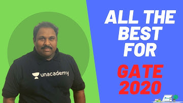 All the Best for GATE 2020 | Suresh VSR