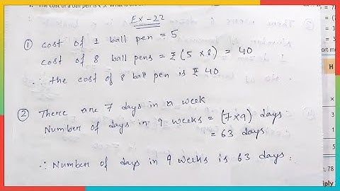 Chapter:7(Ex:21,22)|Multiplication |Ncert Maths Class 3 |Cbse Board