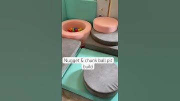 #nuggetcouch #chunk #toddleractivities #toddler #ballpit #fyp #reels #shorts #play #nuggetbuild