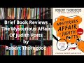 Brief Book Review - The Mysterious Affair Of Judith Potts by Robert Thorogood
