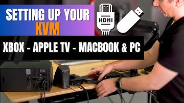 TESmart KVM 4 Devices - 1 Monitor  Setup (HDMI+USB)