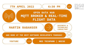 ODH - MQTT broker and realtime flight data - A use case for streaming and enriching live sensor data