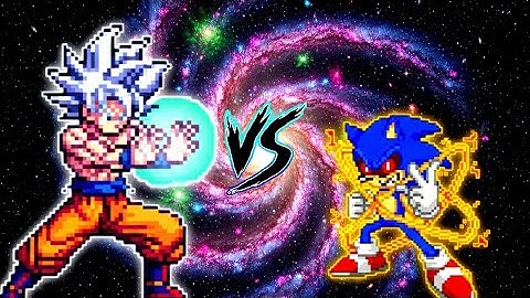 Goku DB V4 OP (Zeed) VS Sonic Chaos V4 JVL OP (all form) in Jump Force Mugen