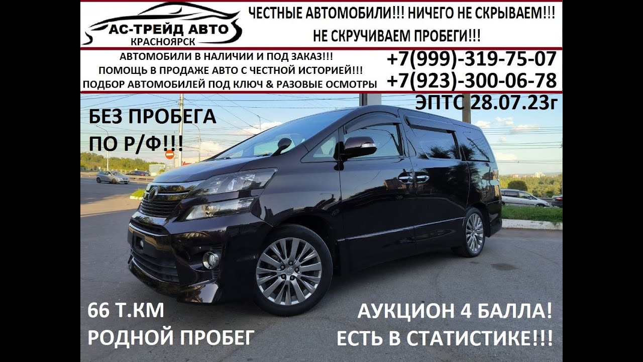 Toyota vellfire 2013 год без пробега по России. С 1 августа 23года санкционный автомобиль