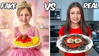FAKE vs REAL Food Challenge! WARNING: Gross Edition 🤮