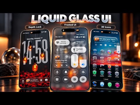 Xiaomi Frosted & Liquid Glass UI | 3D Icons + Dynamic Island