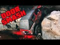 WE SMASH OUR JEEP DOOR! Off Road Body Damage on The Backdoor!