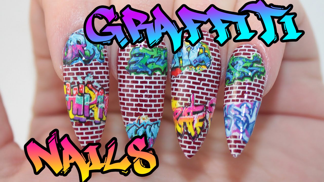 5. 10 Amazing Graffiti Nail Art Designs to Try - wide 4