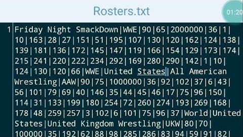 How to Change Roster & Title Names in WR3D