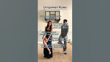 Unspoken Rules || whosdory?