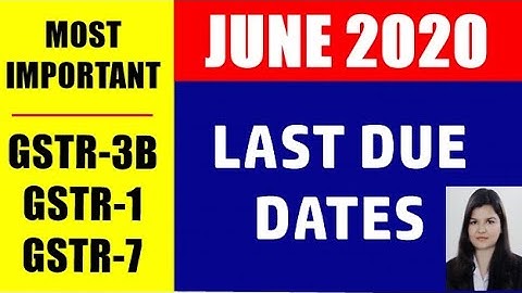 Extended due dates for filing GST Returns || GSTR-3B, GSTR-1 & GSTR-7