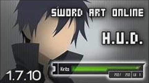 FEEL LIKE JOINING MY GUILD?! Minecraft Sword Art Online UI Mod Review!